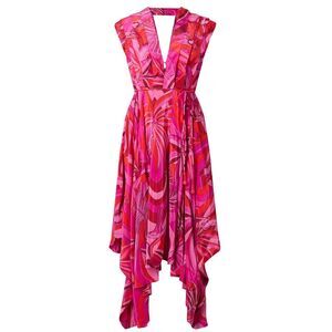 Farm Rio Womens Endless Summer Asymmetric Midi Dress Small Red - NWT $298